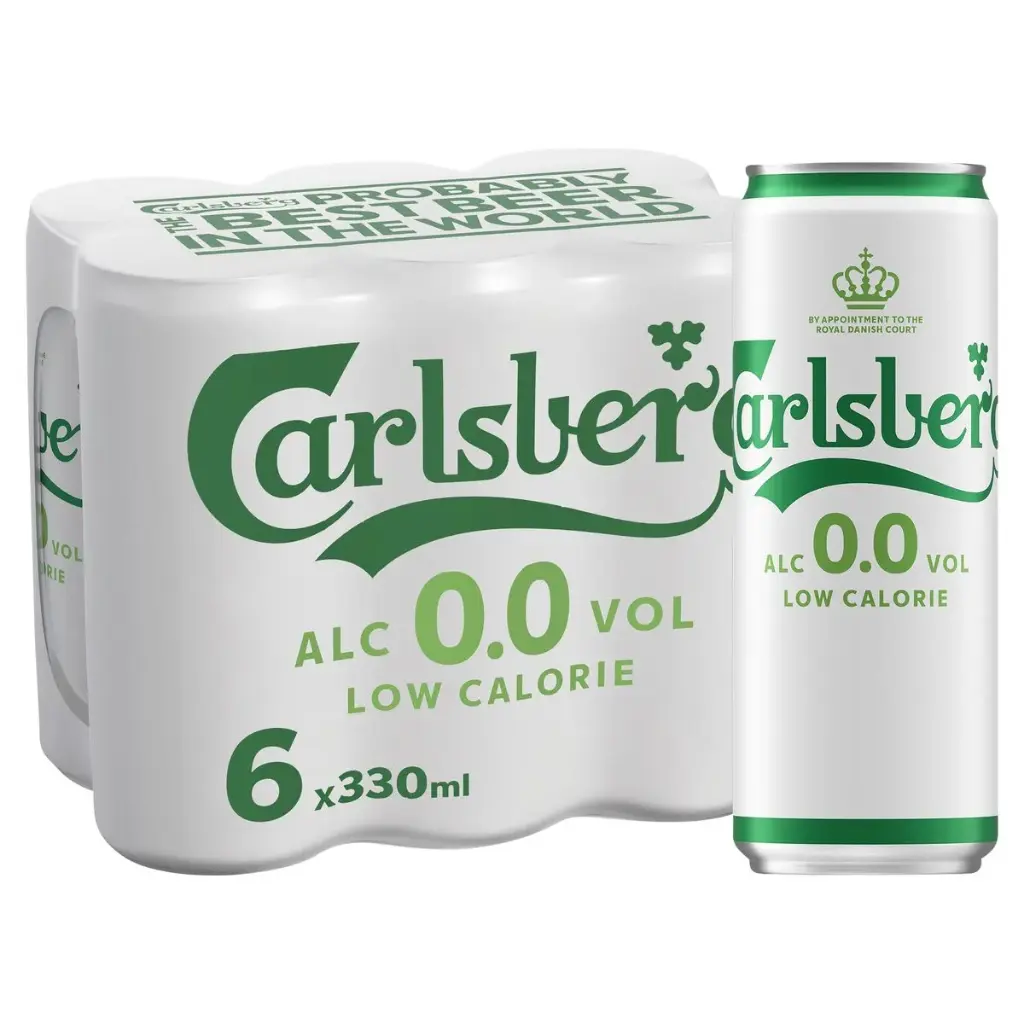 CARLSBERG 0.0% CANS 0.33 (6)