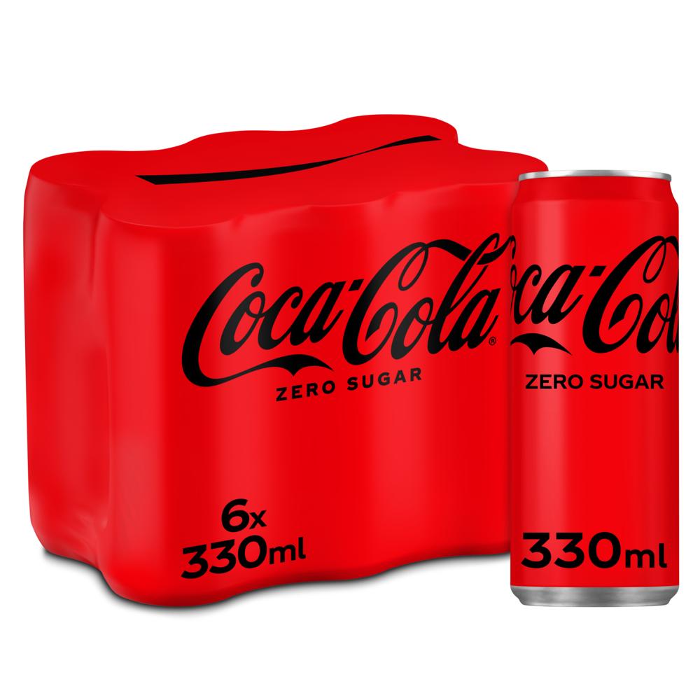 COCA-COLA ZERO CANS 0.33 (6)