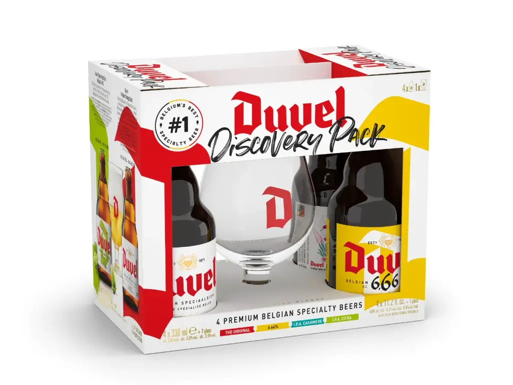 DUVEL 4 X 1/3 + GLAS MIX