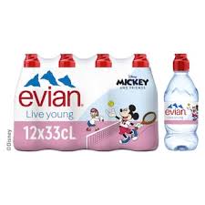 EVIAN 0.33 (12) PET SPORTCAP