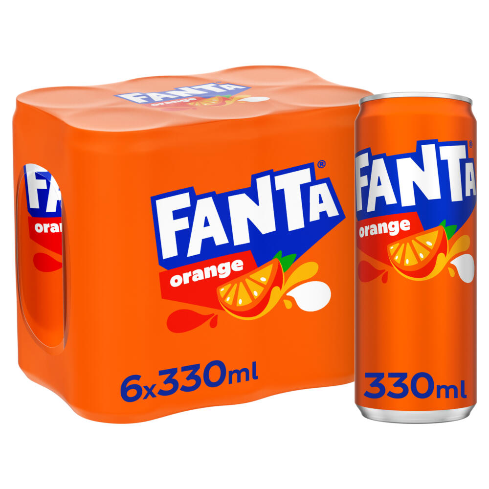 FANTA ORANGE 0.33 CANS (6)