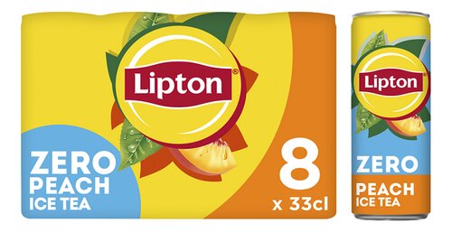 ICE TEA PEACH CANS 0.33(8)ZERO