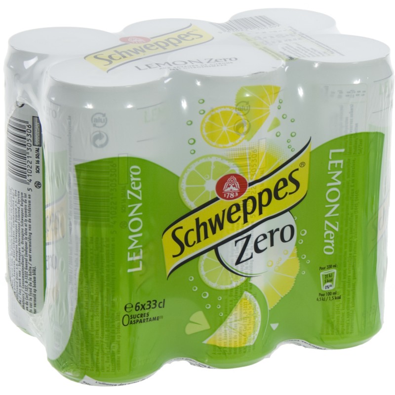 SCHWEP LEMON ZERO CANS 0.33(6)