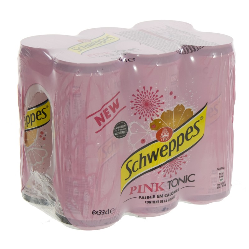 SCHWEP PINK TONIC CANS 0.33(6)