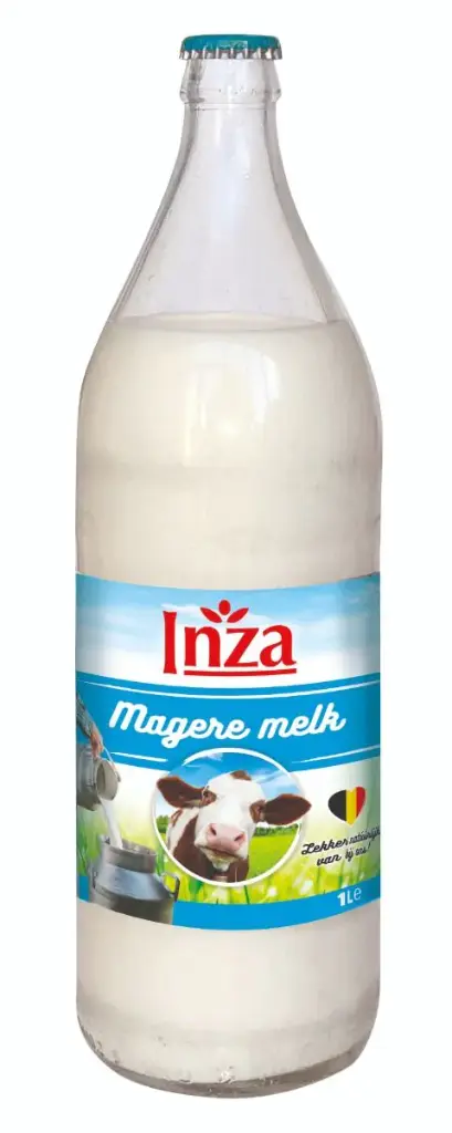 INZA MAGERE MELK 1/1 GLAS
