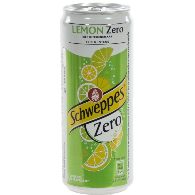 SCHWEP LEMON ZERO CANS 0.33