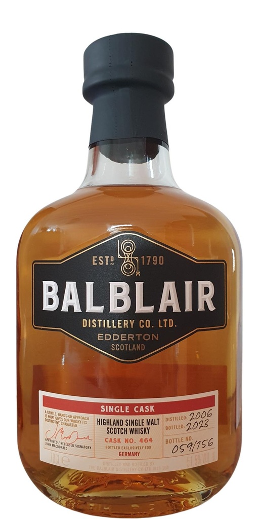 BALBLAIR S CASK 2006 0.7