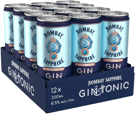 BOMBAY & TONIC CANS 0.25 (12)