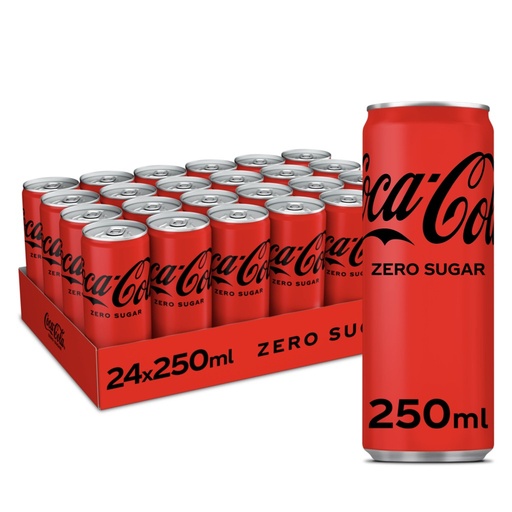 [24113] COCA-COLA ZERO CANS 0.25 (24)