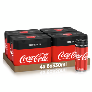 [25068] COCA-COLA ZERO CANS 0.33(4X6)