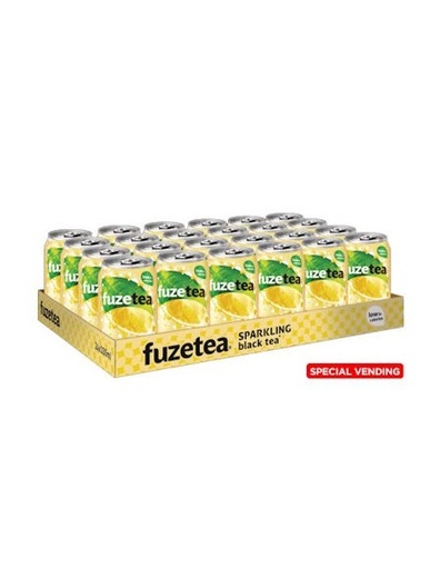 [25730] FUZE TEA SP BLACK CAN 0.33(24)