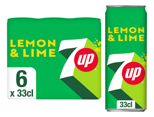 [23048] SEVEN UP LEMON CANS 0.33 (6)