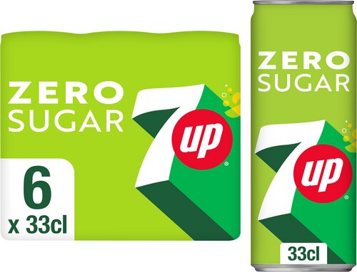 [26202] SEVEN UP ZERO CANS 0.33 (6)