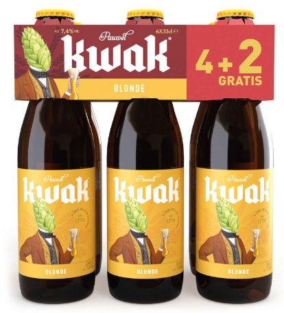 [15388] KWAK 1/3 BLOND (6) 4+2