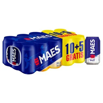 [15232] MAES PILS CANS 0.33 (15) 10+5