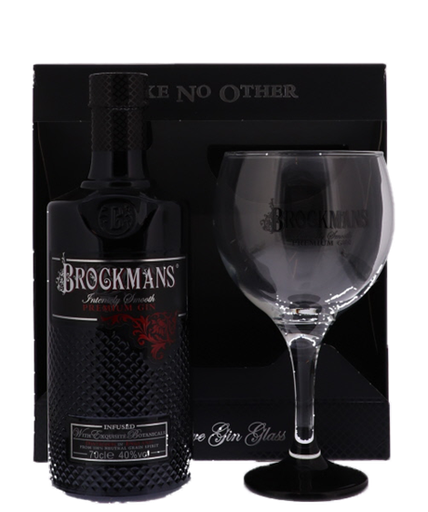[33407] BROCKMANS GIN 0.7 + GLAS